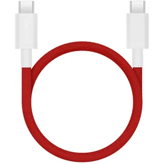 OnePlus magnetisches usb c kabel, Typ C auf Typ C 10 A 1,2 m rot geflochten, unterstützt 100 W Schnellladung, für OnePlus 13/13R/Nord5/CE5