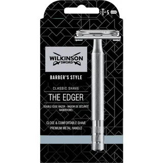 WILKINSON SWORD – Rasierhobel für Männer | Premium - Rasierhobel aus Edelstahl | Rasierer + 5 Rasierklingen