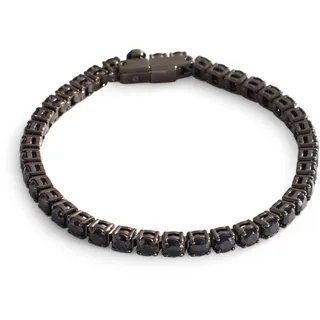 Swarovski Matrix Tennis Armband, Schwarz 5696030 Größe S
