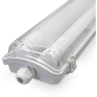 LUXULA LED Wannenleuchte mit 2x18W Röhren, 120cm IP65