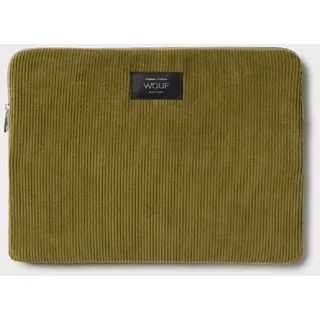 Wouf Corduroy Collection Laptop Sleeve 13" & 14" Olive