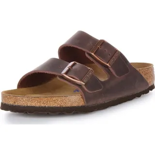 Birkenstock Arizona Weichbettung Naturleder geölt habana 45