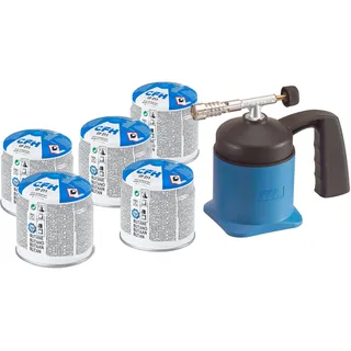 Lötlampe Lötmeister inkl. 5 Kartuschen