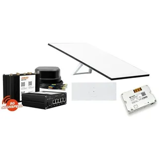 Selfsat Starlink Standard Wohnmobil-Set & Selfsat MWR 5550 Router, mit Satco Antenne, schwarz