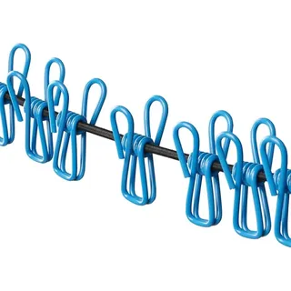 PRO PLUS Wäscheleine elastisch mit 12 Wäscheklammern