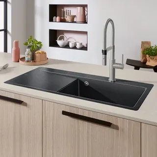 flat rechts chromite + Handbetätigung + Lochbohrung 2