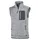 Strickfleece Weste grau 3XL