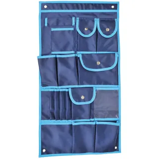 CARTREND Caravan Hängetasche für Wohnwagen, Wohnmobil, Faltwagen, zu Hause, in der Garage, auf dem Boot, Hänge-Organizer mit 17 Fächern, Maße 39 cm x 74 cm