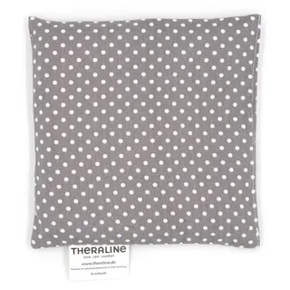 Theraline Kirschkernkissen 19 x 19 cm Punkte grau