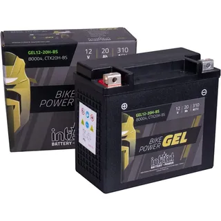Intact Bike-Power GEL Motorradbatterie (DIN 82004) YTX20H-BS