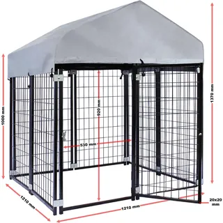 fudajo Wiltec Hundezwinger (Hundezwinger), Hundehütte