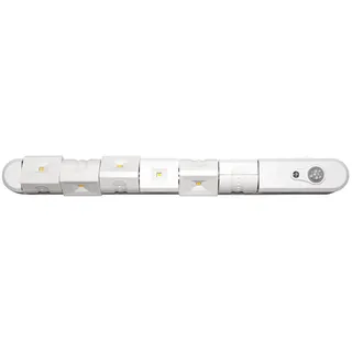 NORTHPOINT LED Sensorleuchte 180° 6x Leuchten Lichtleiste mit Dämmerungssensor und verstellbarem Bewegungsmelder