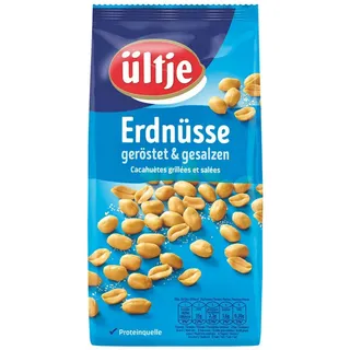 ültje Erdnüsse geröstet und gesalzen knackige grosse Erdnüsse 900g