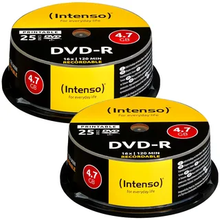 DVD-R 4.7GB 16x printable, 50er-Spindel