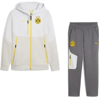 Puma BVB Borussia Dortmund Jogginganzug für Herren Fanartikel der Saison 25-26 weiß S