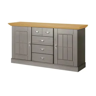 maison bleue Sideboard  Florian ¦ grau ¦ Maße (cm): B: 171,3 H: 90,1 T: 48.0