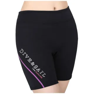 Cokar Badehose Neoprenhose 1.5MM Unisex Kurz Atmungsaktiv Wassersport Schwimmen Schnorcheln -L ,Violett