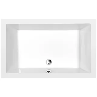 Polysan s.r.o. DEEP Rechteck-Duschwanne 120x75x26cm, tief, weiss mit Rahmengestell
