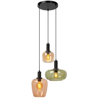 LUCIDE Ilona 3-flg. E27 40 cm rund schwarz