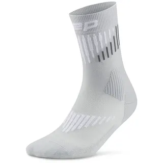 CEP Core Run Merino Mid Cut Socken Herren 1 Paar Grau 42-45