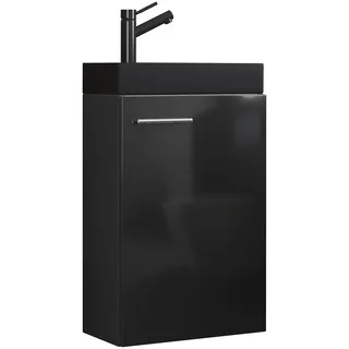VCM Waschtisch Slito 2-tlg. Schwarz