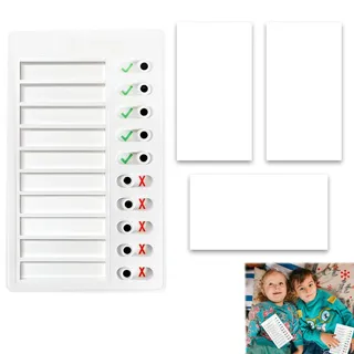 Checklist Boards To-do-liste-checklisten Tafel Memo Checkliste Tragbare Memoboards Chore Chart für Kinder Erwachsene RV Checkliste Erinnerung mit Austauschbaren Leeren Papieren