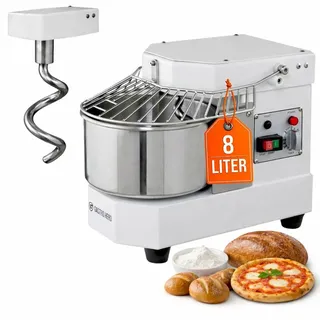 GastroHero Teigknetmaschine ECO 8 230 Volt - fester Kopf,