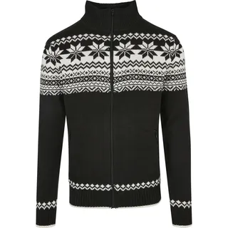 Brandit Textil Norweger Strickjacke Herren Schwarz M