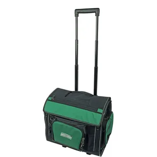Werkzeugtrolley Werkzeugkoffer Werkzeugkiste Werkzugkasten mit Rollen Nylon Grün
