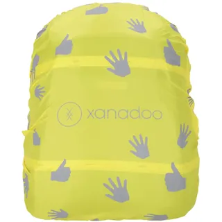 xanadoo Regenhülle LED Schulranzen Cover USB neon gelb