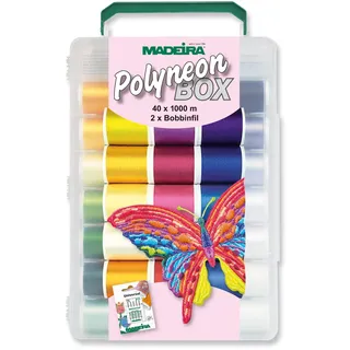 Madeira Stickgarn Box Polyneon No. 40 1000 m Spulen