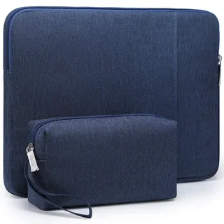 HYZUO 13 Zoll Laptop Tasche Set für MacBook Air 13 M5/M4/M3/M2/M1 A3449 2026-2018, 13" MacBook Neo 2026, MacBook Pro 13 M2/M1 2026-2016, iPad Pro/Air 13, Surface Pro, 12"-13" Tablet, Navy Blau