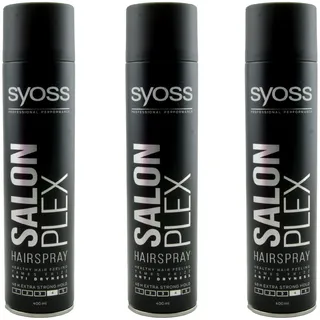 Syoss Haarspray SALON PLEX x 400ml kein verkleben keine Rückstände fixiert