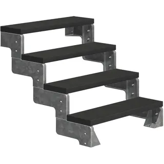 DOLLE Außentreppe Gardentop 72-88 cm Holz