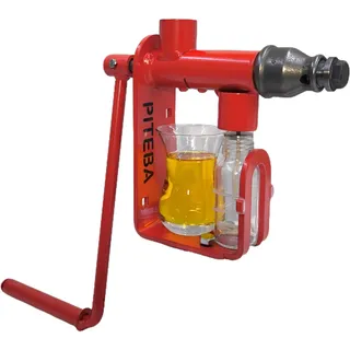 Piteba Hand-Ölpresse - für hausgemachtes kaltgepresstes Öl aus Samen und Nüssen