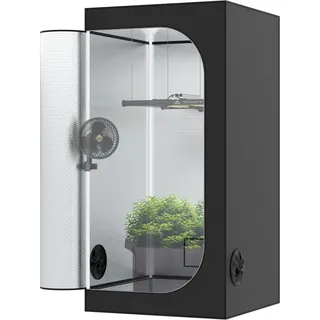 The Hookah Growzelt 80 x 80 x 160 cm Schwarz