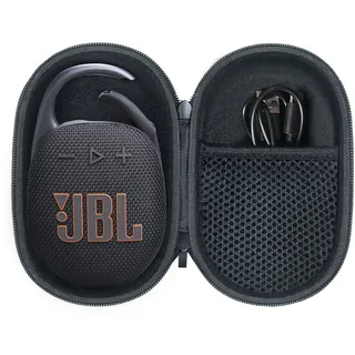 Hülle Etui Tasche für JBL Clip 5 /Clip 4 Eco Wasserfester, tragbarer Lautsprecher für unterwegs, Nur Tasche(schwarz)