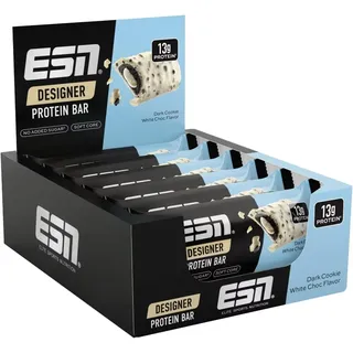 ESN Designer Proteinriegel Dark Cookie White Choc 12 x 45 g