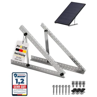avoltik 22 Zoll Solarpanel Halterung Solarmodul Montage Befestigung Aufständerung 55,6 cm