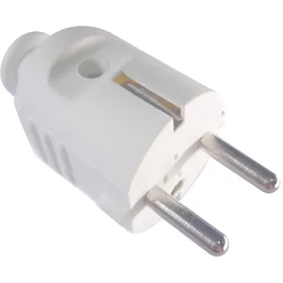 Bachmann Schutzkontakt-Stecker ws,Zentral 910.270