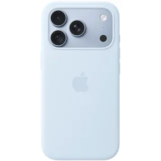 Apple iPhone 18 Pro Silikon Case mit MagSafe Klarblau
