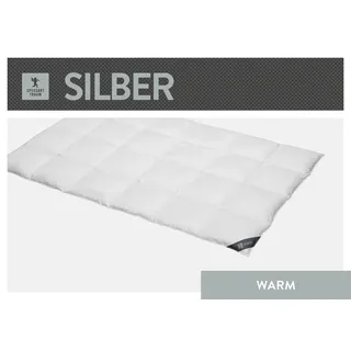 SPESSARTTRAUM Daunendecke Silber warm 100% Daunen, Füllung: 100% Daunen 155x220 cm