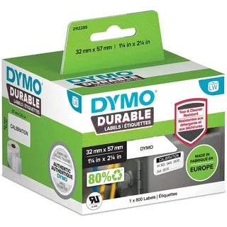 Dymo Hochleistungs-Etiketten DYMO Etiketten LW 57x32 Kunst. 2112289 32 mm x 57 mm weiß