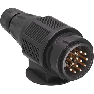 Wiltec Anhänger Stecker 13-polig 12V 40 mm x 54 mm x 130 mm