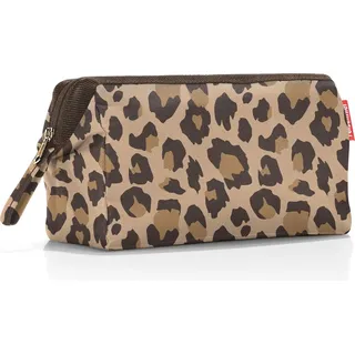 Reisenthel travelcosmetic Leo Macchiato - Starke robuste und praktische Reisekosmetiktasche, Handschlaufe, wasserabweisendes Material