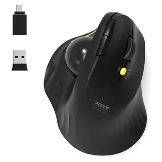 PORT DESIGNS 900719 Maus Büro rechts RF Wireless + Bluetooth 1600 DPI