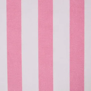 Homescapes Dekostoff Baumwolle Gestreift Rosa/Weiß 150 x 100 cm