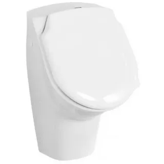 bb bäder boutique Urinal mit Deckel, Zulauf von hinten & Hygiene Glasur, weiß