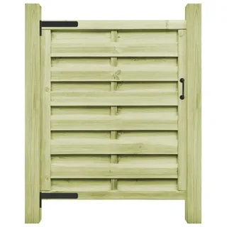 vidaXL Gartentor Kiefernholz Imprägniert 100x125 cm Grün