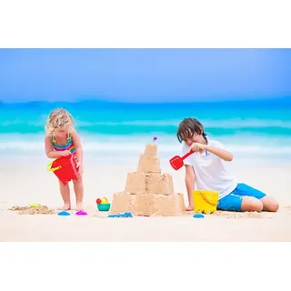 4myBaby GmbH - Spielsand 25x4 kg | Quarz Sand für Sandkasten | Kinder Spielsand | Dekosand | Spielsand für Sandkasten | Keimfreier Spielsand | Gewaschener Feiner Quarzsand - für Sicheres Spielen